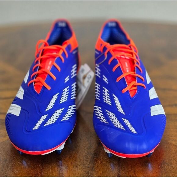 Adidas Predator Elite SG Soft Ground Soccer Shoes Cleats Blue White IF6323 11 - Picture 3 of 15